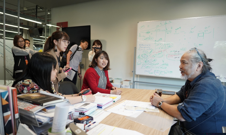 Toyo University Students from Japan on a Study Visit at Thai PBS