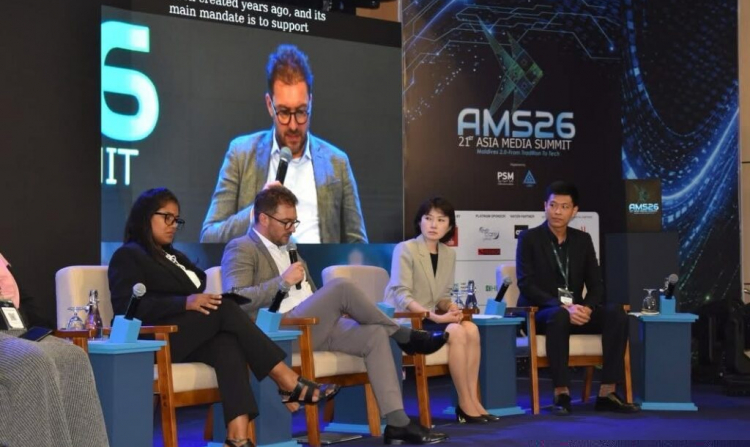 Thai PBS exchanges ideas in discussions with Asia-Pacific media delegates at the 2026 Asia Media Summit in the Maldives